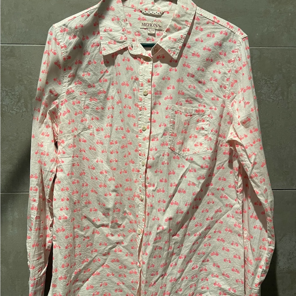 Merona Pink Button Down Shirt